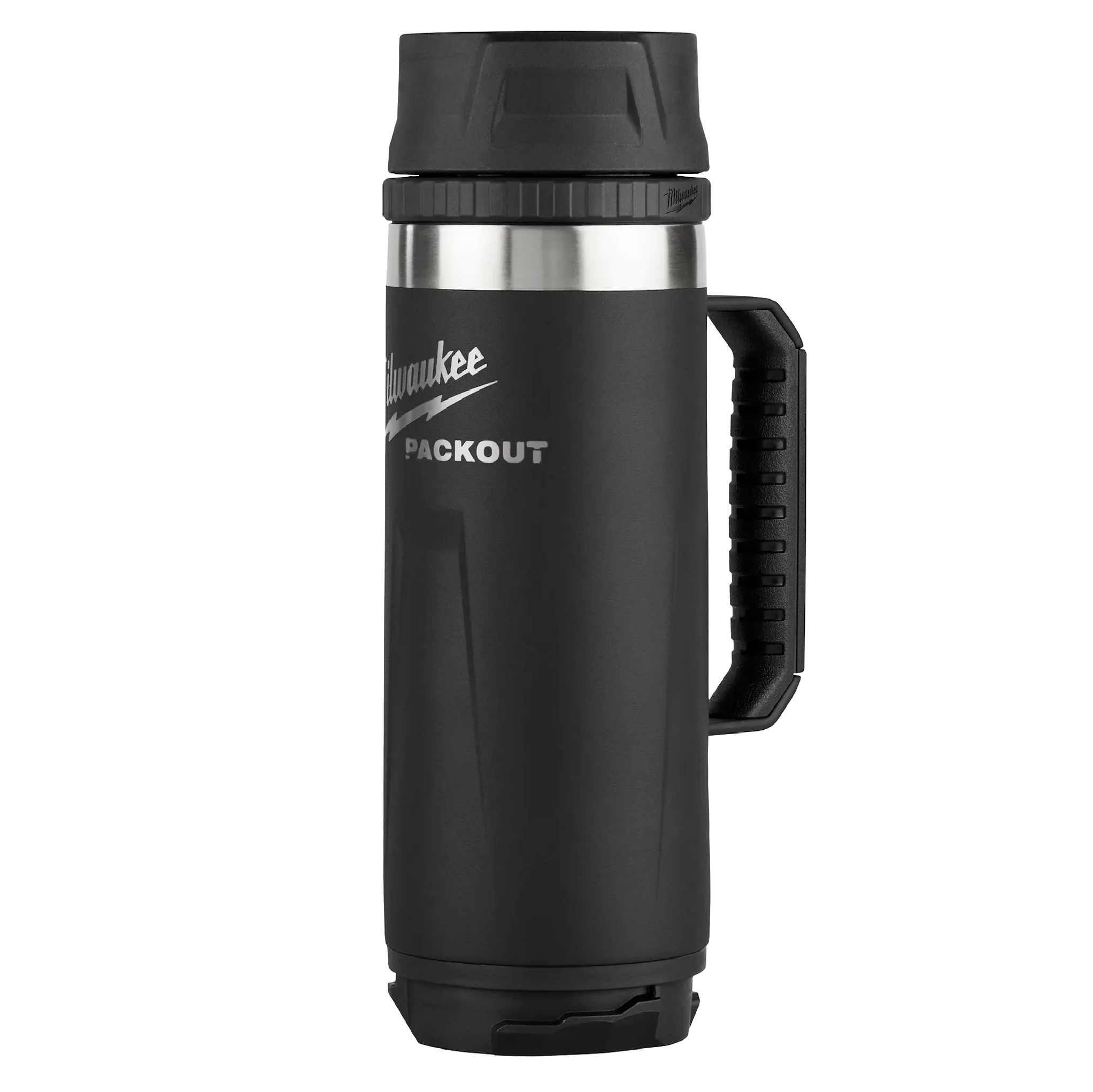 MILWAUKEE PACKOUT 18 OZ Insulated Mug With Sip Lid BLACK 48-22-8394B